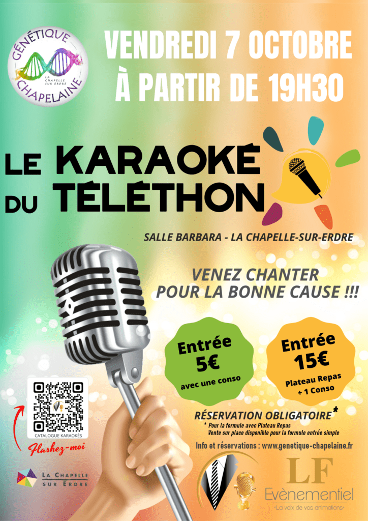 Téléthon 2022 – Ouverture de la billetterie du karaoké