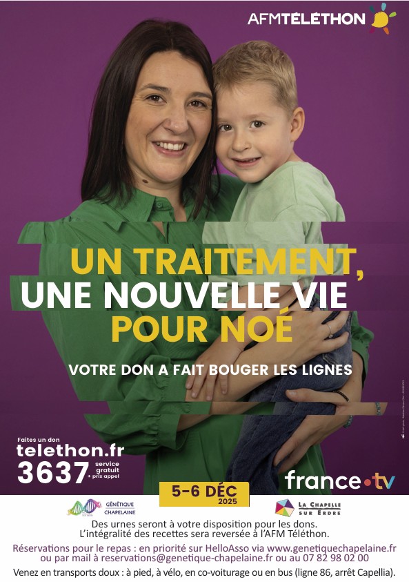 TELETHON 2025 C est Parti G n tique Chapelaine TELETHON 2025 C est Parti G n tique Chapelaine